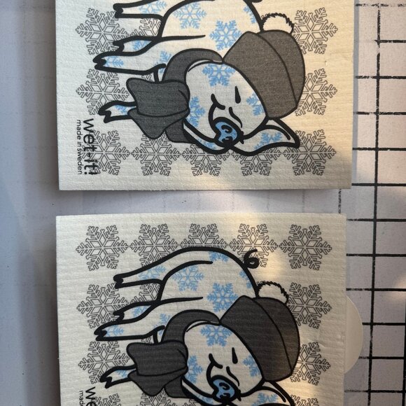 Wet-It! Swedish Treasures Dishcloth & Cleaning Cloth -Set of 2 - Picture 1 of 3